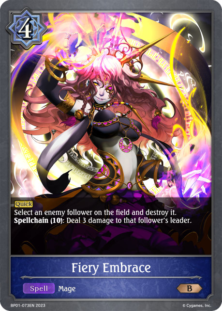 Shadowverse on X: New Order Shift card reveal! Anthenita, Spark